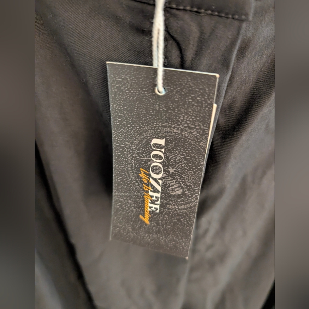 Uoozee Black High-Waisted Wide-Leg Pants – NWT – XL (Fits Like L) - Picture 6 of 8